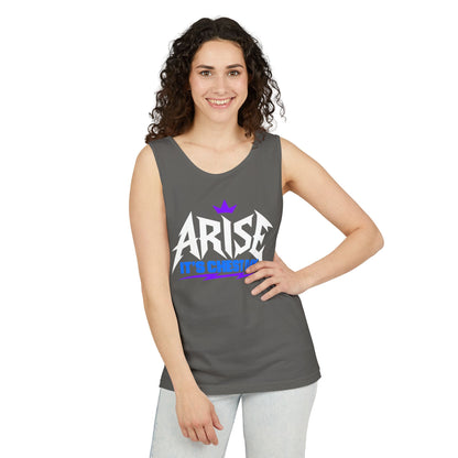 Arise, It’s Chest Day – Minimal Crown – Comfort Colors Garment-Dyed Tank