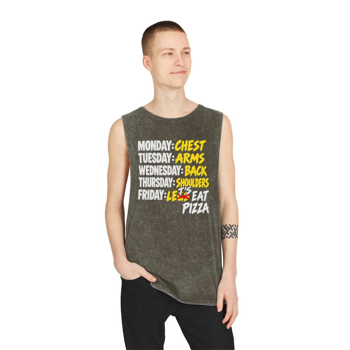 Workout Week: Let's Eat Pizza – Stonewash Tank