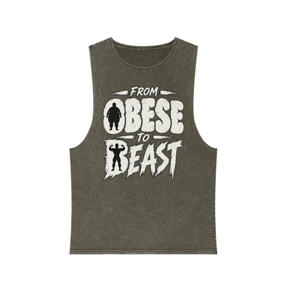 From Obese to Beast – Stonewash Tank