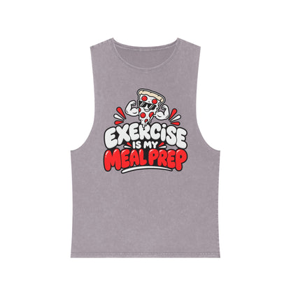 Exercise Is My Meal Prep – Stonewash Tank