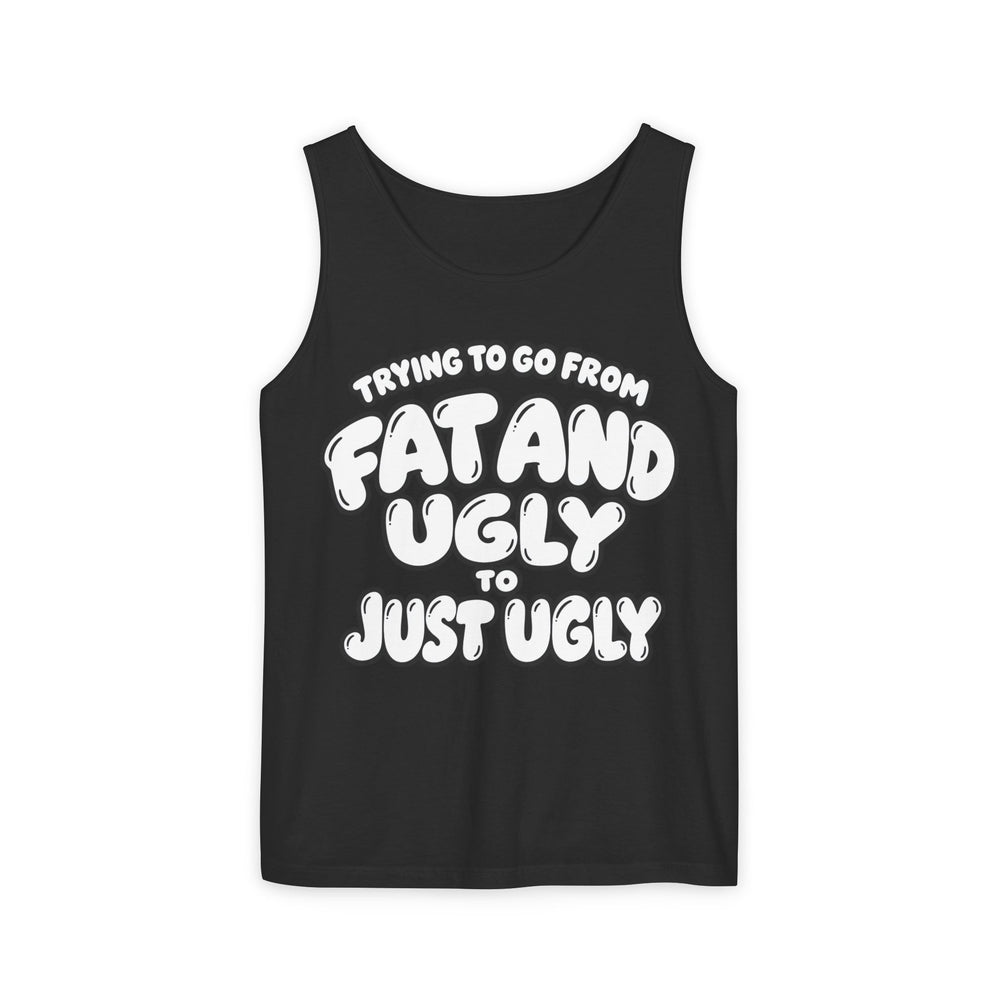 Trying to Go from Fat and Ugly to Just Ugly – White Lettering