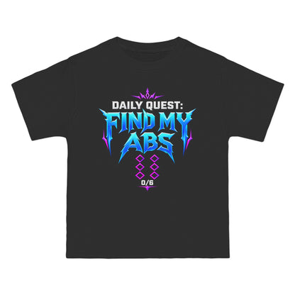 Daily Quest: Find My Abs – Hanes Beefy-T Shirt