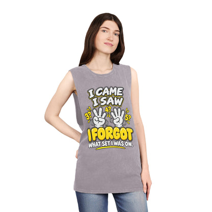 I Came I Saw I Forgot What Set I Was On – Stonewash Tank