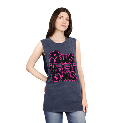 Buns and Guns – Stonewash Tank