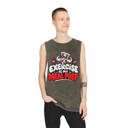 Exercise Is My Meal Prep – Stonewash Tank
