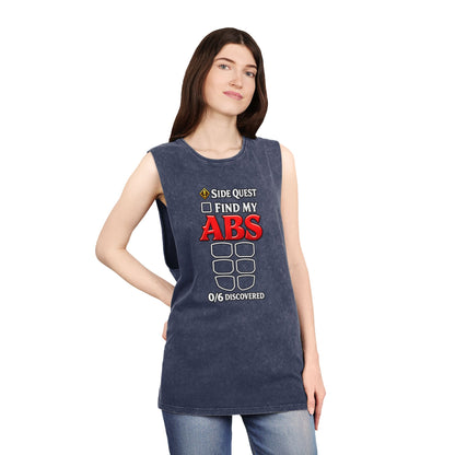 Side Quest: Find My Abs – Stonewash Tank
