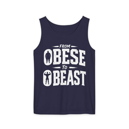 From Obese to Beast – Classic Silhouettes – Comfort Colors Garment-Dyed Tank