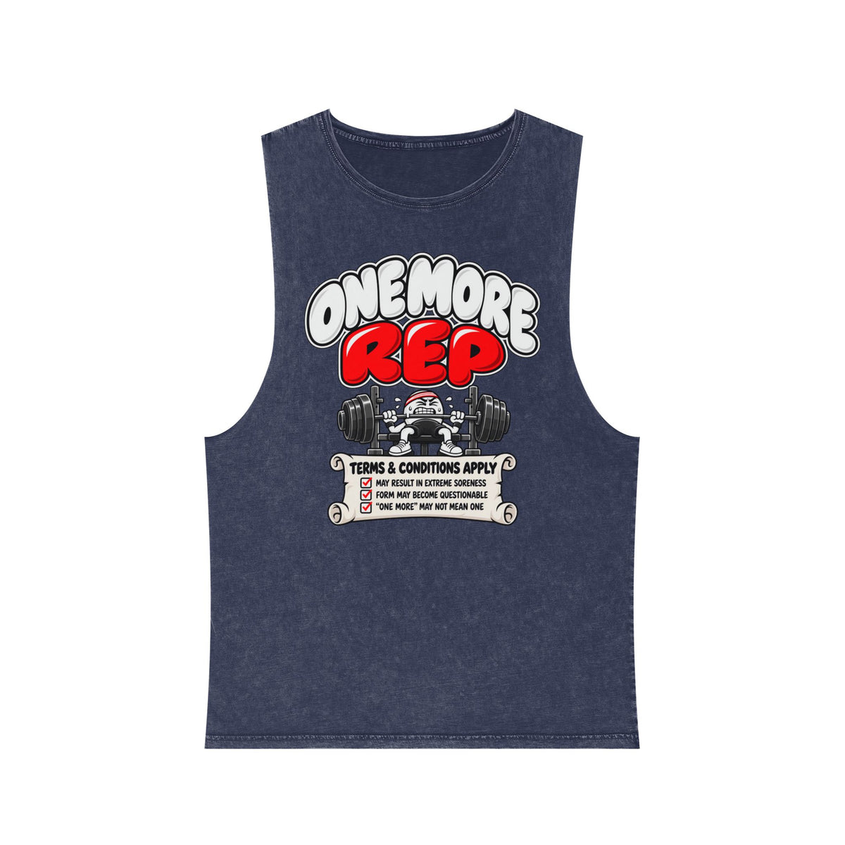 One More Rep — Illustrated – Stonewash Tank