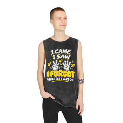 I Came I Saw I Forgot What Set I Was On – Stonewash Tank