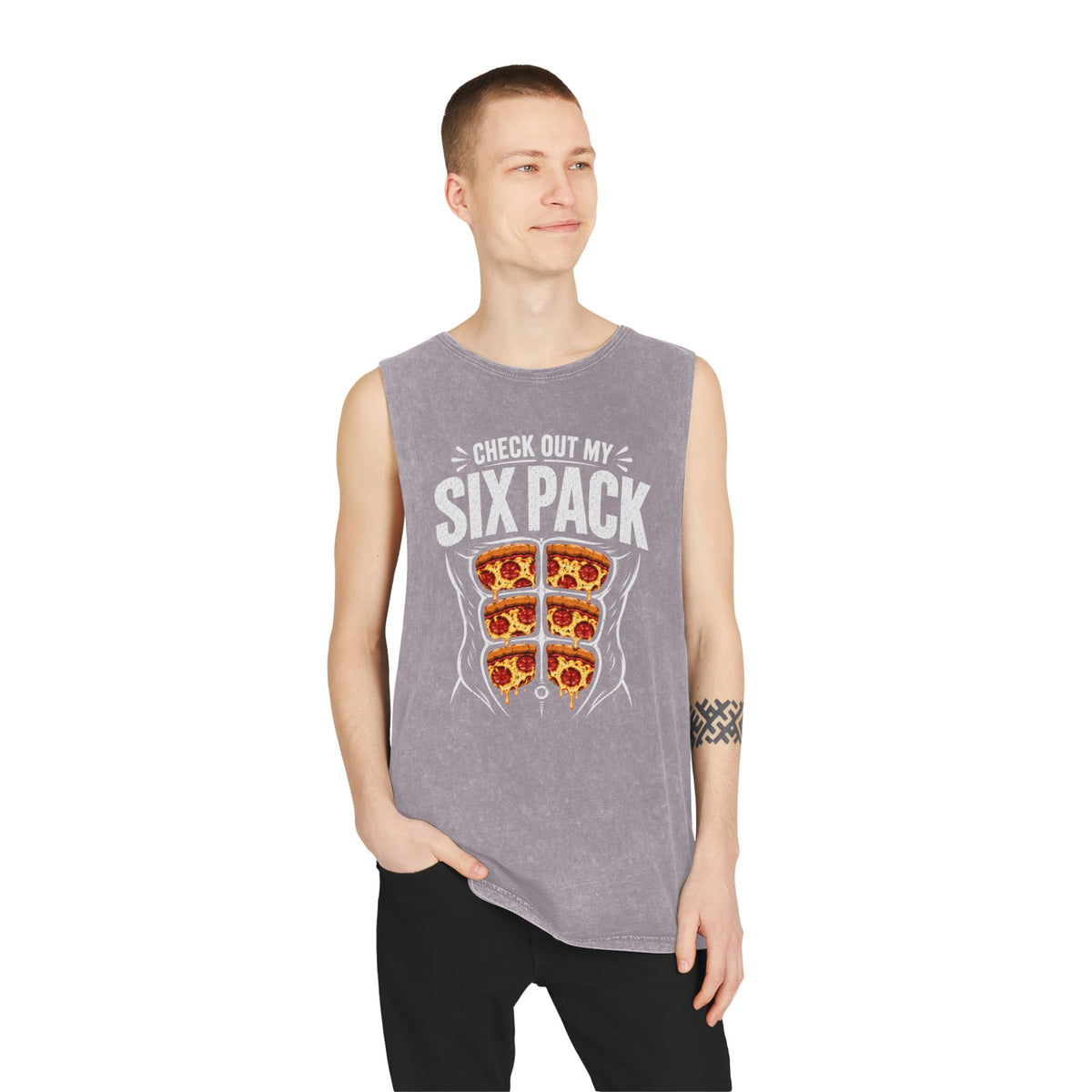 Check Out My Six Pack Pizza Tank Top
