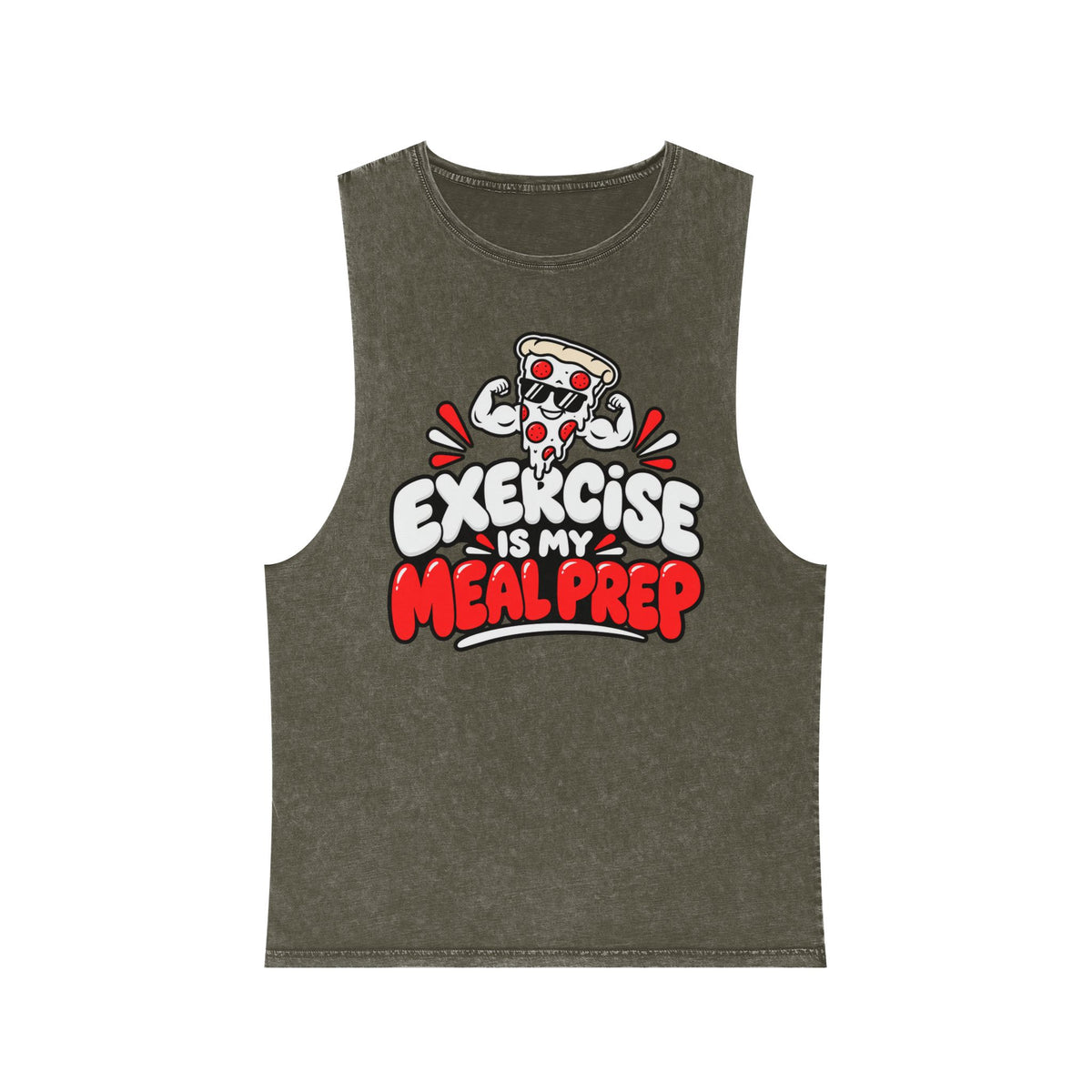 Exercise Is My Meal Prep – Stonewash Tank