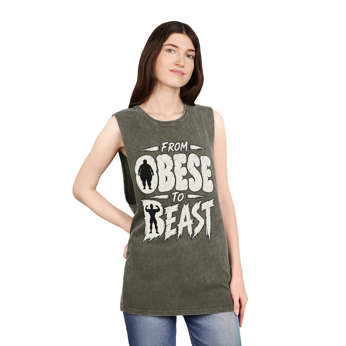From Obese to Beast – Stonewash Tank