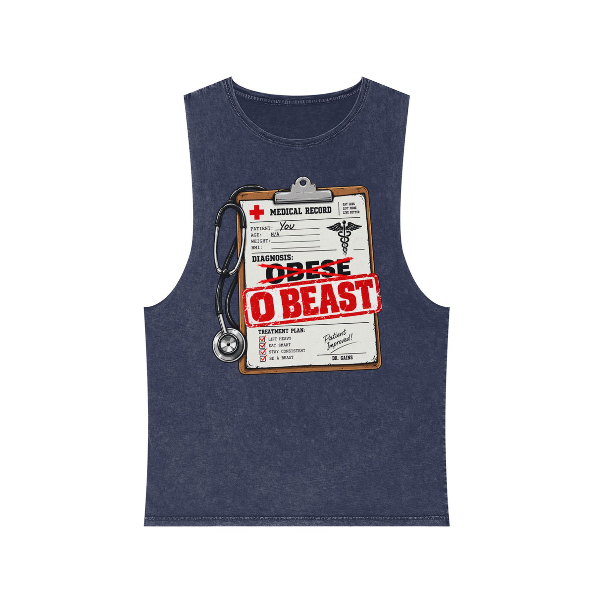 O Beast – Stonewash Tank