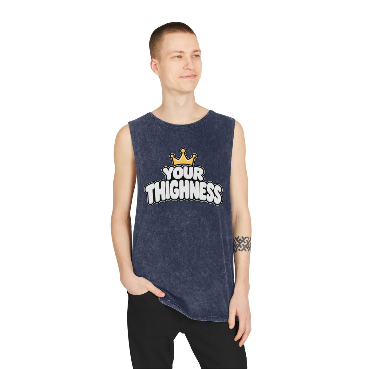 Your Thighness – Stonewash Tank