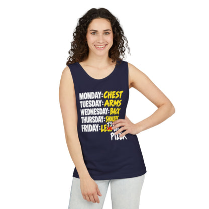 Workout Week: Let’s Eat Pizza – Comfort Colors Garment-Dyed Tank