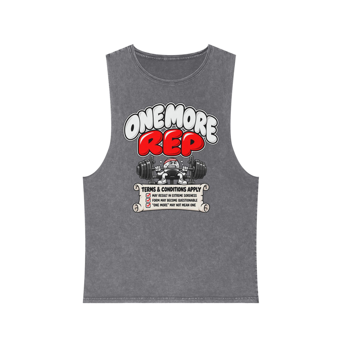 One More Rep — Illustrated – Stonewash Tank