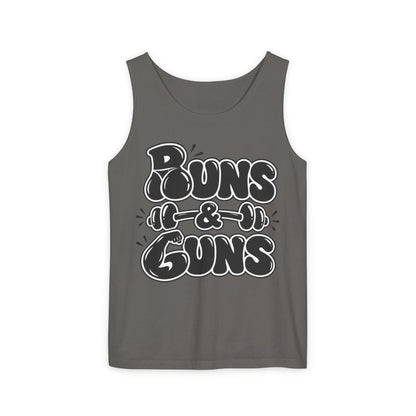 Buns & Guns – Classic Outline – Comfort Colors Garment-Dyed Tank