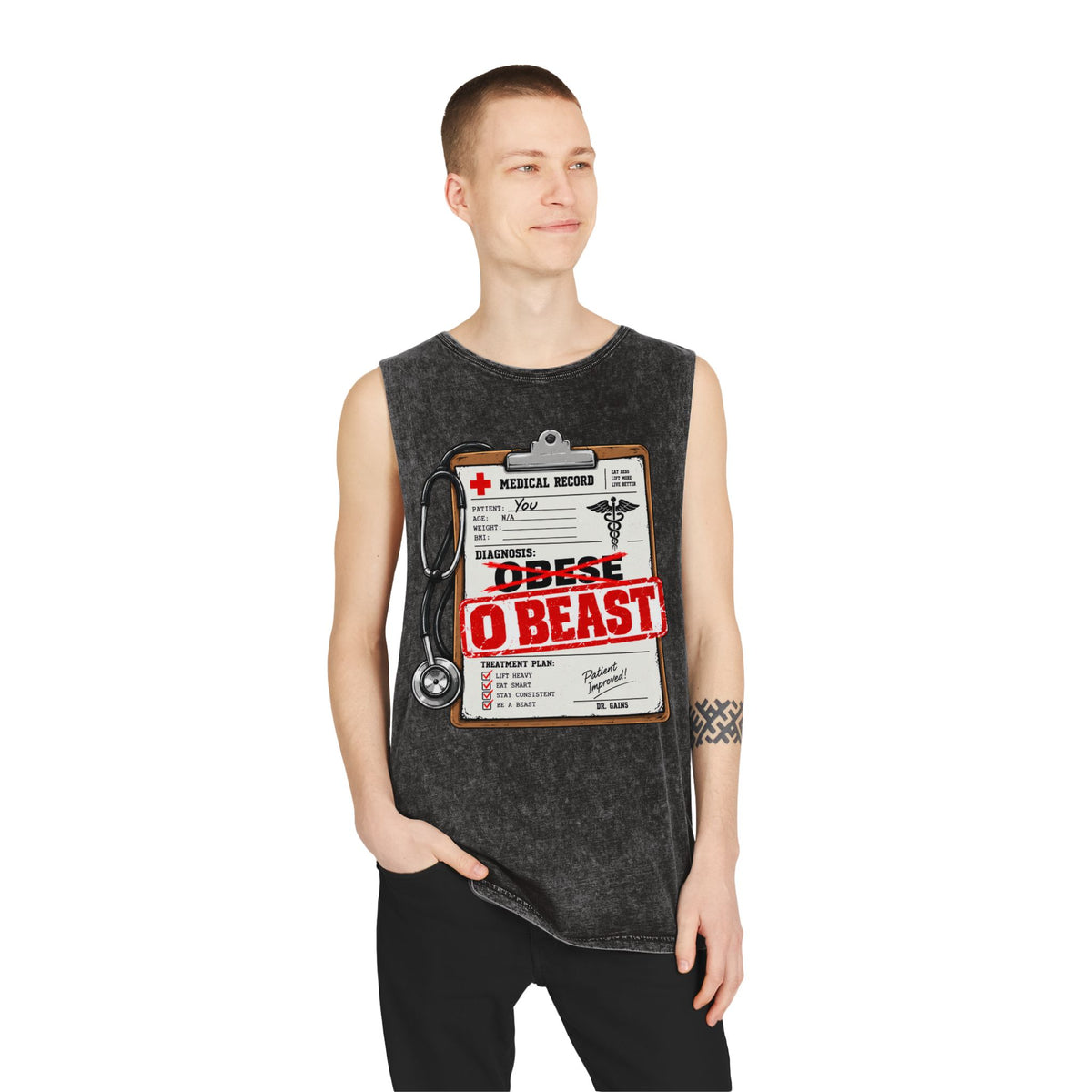 O Beast – Stonewash Tank