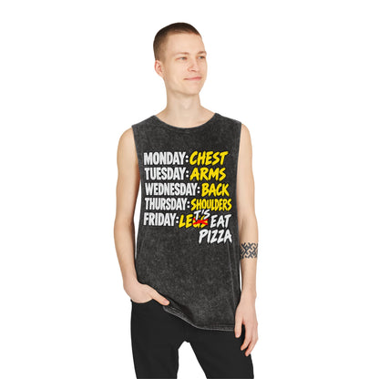 Lets Eat Pizza – Stonewash Tank