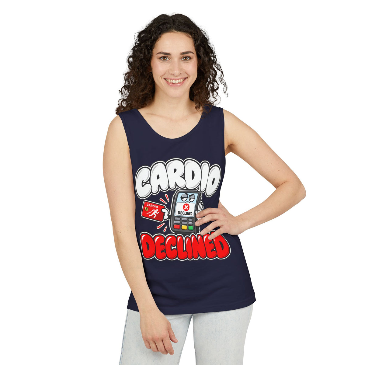 Cardio Declined – Comfort Colors Garment-Dyed Tank