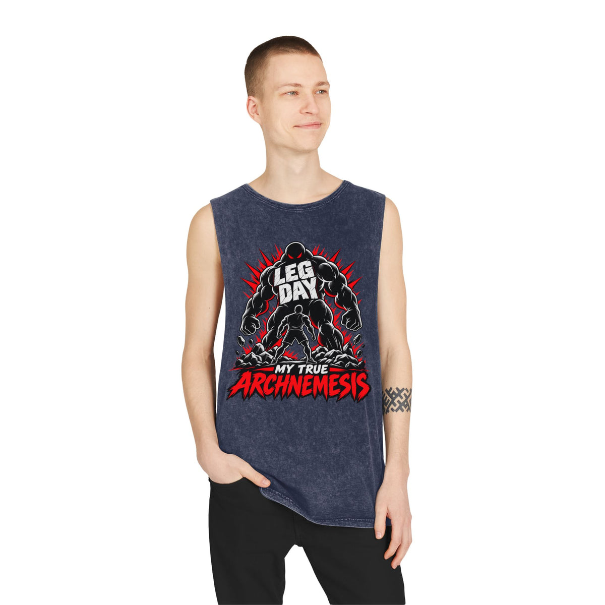 Leg Day: My True Archnemesis – Stonewash Tank