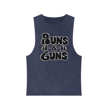 Buns & Guns Stonewash Gym Tank